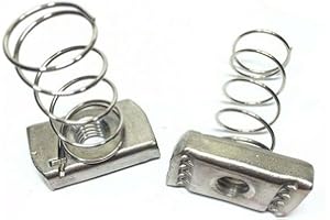 LMParts (Qty 10) 3/8-16 Stainless Steel Spring Nuts for Unistrut Channel P1008SS #4121