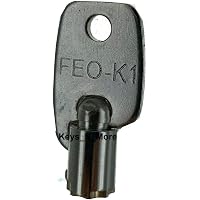 Fire Service Key FEO-K1 / FE0-K1 Elevator Key Blank Fire Service Keys - 1 Key - - Amazon.com