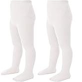 Jormatt Girls Tights Seamless Thick Cotton Cable Knit Leggings Stockings Toddler Pantyhose Age 2-10y