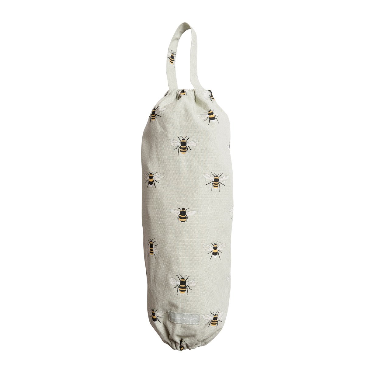 Sophie Allport Carrier Bag Holder - Bees design 100% Cotton Reusable Bags Storage