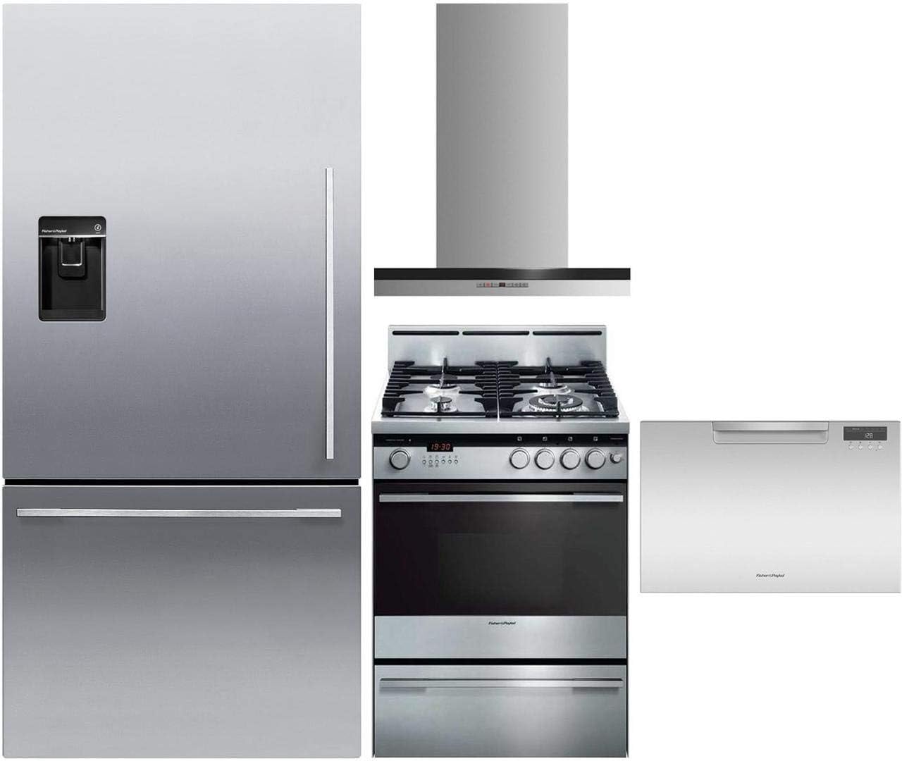 Amazon Com Fisher Paykel 4 Piece Kitchen Package Rf170wdlux5 32