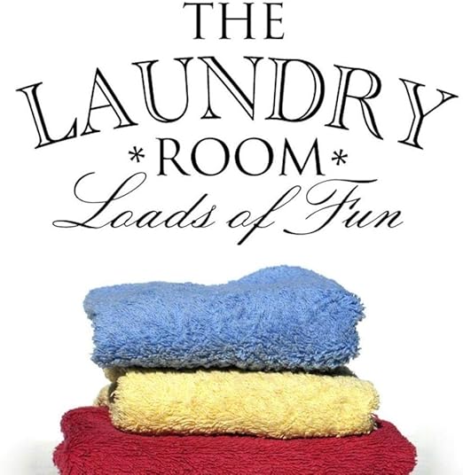 Cuarto de lavado Vinilo Tatuajes de pared Cuarto de lavado Decoración