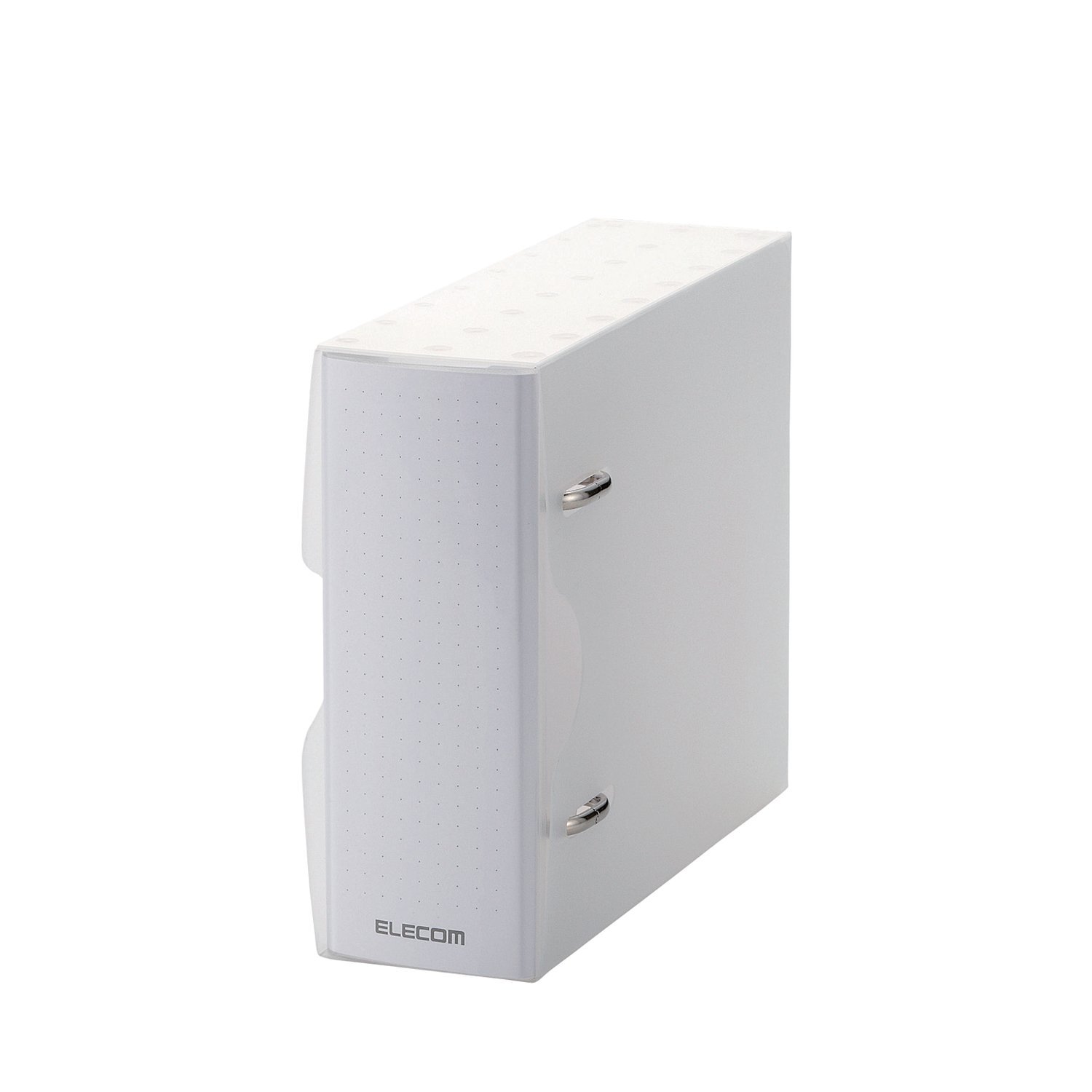 エレコム 不織布ケース 2穴用ディスクトレイ専用ファイル CD DVD Blu-ray対応 ケース付 36枚収納 クリアの商品画像