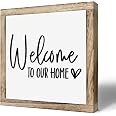 Welcome Sign Wooden Box – Farmhouse Home Decor, Freestanding Tabletop Sign For Entryway, Porch, Housewarming Gift - View #8