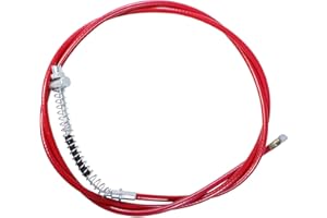 HOLATO 68 Inch Rear Drum Brake Cable Line for Predator 196cc 212cc 5.5hp 6.5hp baja Warrior Massimo MB165 MB200 Coleman CT200U BT200X CT200U-EX Yerf-Dog Mini Bike ATV Scooter Heavy Duty Parts Red