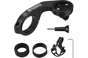 Thinvik Bike Computer Mount for Garmin Edge 1040, 1030, 840, 830, 540, 530, 130 Compatible with 31.8mm, 25.4mm Handlebar