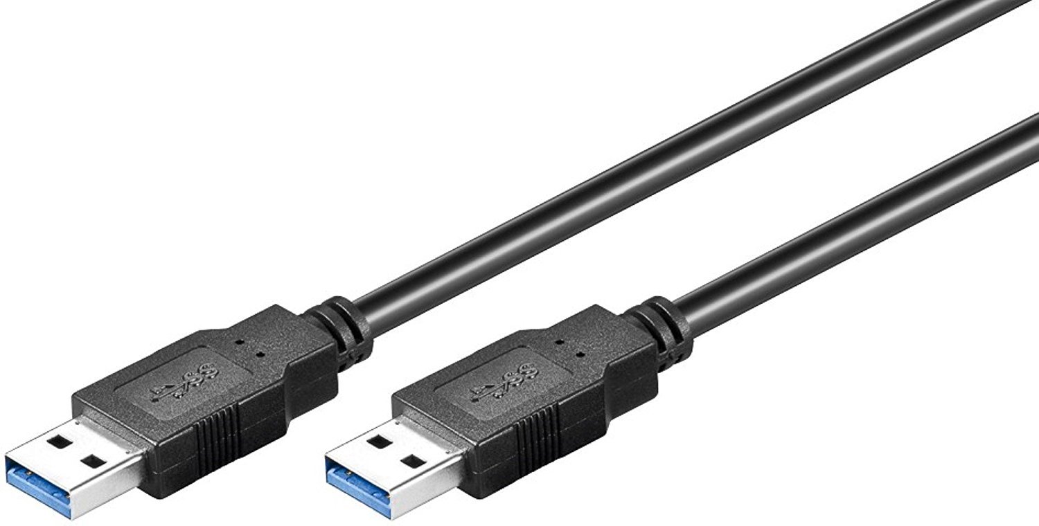 Goobay 95716 USB 3.0 Superspeed Cable, Black, 0.5m Length