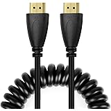 UCEC Full HDMI to Full HDMI Coiled Cable for Atomos for Ninja Star Recorder(11.8-17.7")