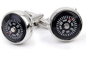 Compass Shape Cufflinks Cuff Nail Metal Button Business Cufflinks Men's French Shirt Cuff for Men Bussiness 2Pcs New Released