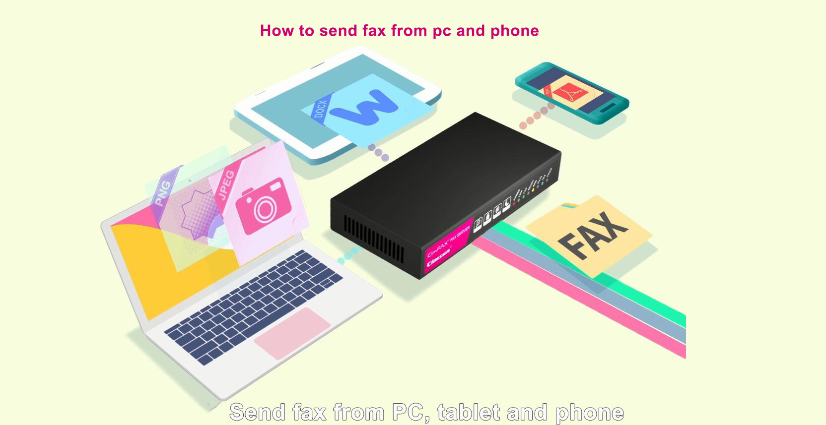 6 Machines+Fax2Email+Automatic+Solution+Landline