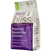 Myco Bliss Powder (1lb) - Mycorrhizal Fungi for Soil - 5 Strain Mycorrhizal Inoculant with 1000 Propagules Per Gram - Highly Concentrated Mycorrhizae for Plants, Potting Soil, & Garden Soil