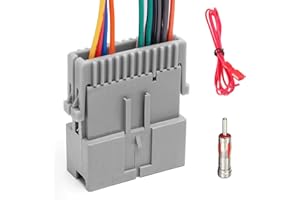 ZUOZE Stereo Aftermarket Radio Wiring Harness for GM Chevrolet Buick Pontiac Hummer, Chevy Silverado Suburban Colorado Malibu Corvette Cavalier Blazer Impala, GMC Sierra Envoy Savana Canyon Yukon