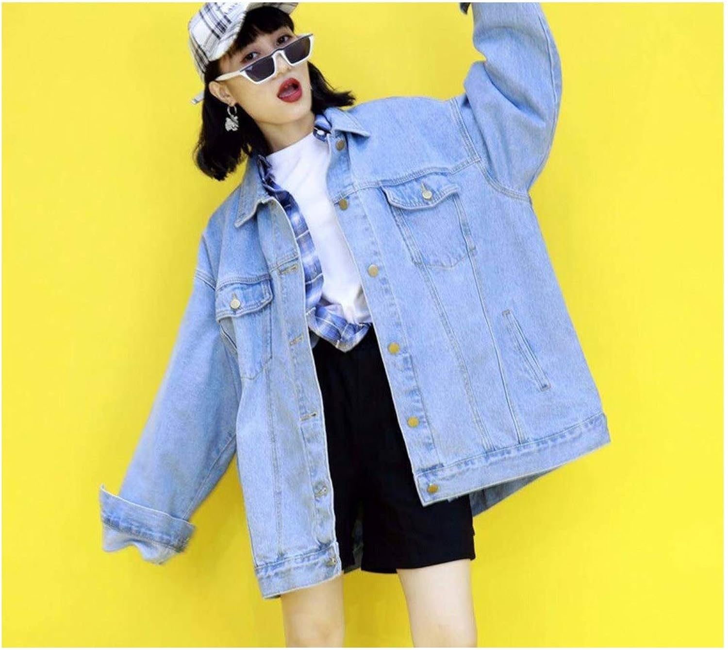 light blue spring coat