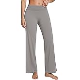 BRXL Wide Leg Gym Pants for Women Straight Pants Leggings Tummy Control Butt Lifting Workout Leggings