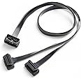 bbfly-B4 OBD II OBD2 16 Pin Splitter Extension 1 x Male and 2 x Female Extension Y Cable Adapter (1FT/30CM)