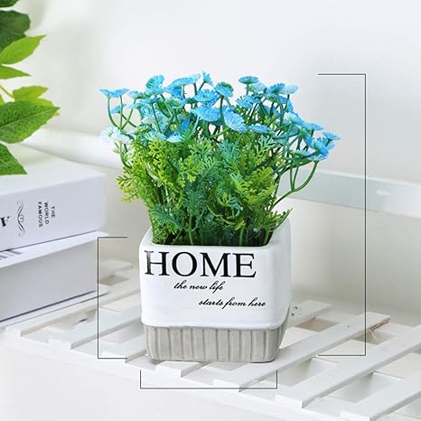 Amazon 造花 人工観葉植物 北欧 フェイクグリーン インテリア 花瓶付き 置物 枯れない花 飾り 装飾 製造花 おしゃれ 玄関 ダイニング オフィス プレゼント 造花 オンライン通販