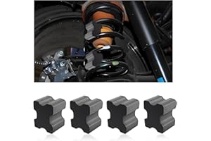 4 Pack Coil Spring Spacers for 1" to 1.5" Coil Spring Lift,Heavy Duty Coil Springs Booster Kit Solves Spring Weakness Problem