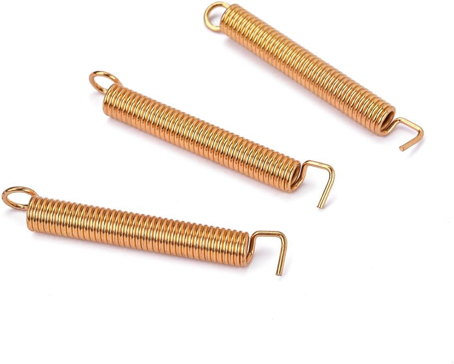 Alnicov 3 Pcs Electric Guitar Tremolo Bridge Springs Guitars Parts-Gold - Image 3