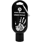 EVMT Brands Liquid Chalk, Mess Free Gym Chalk for Weightlifting, Gymnastics, Rock Climbing, Dancing. Sweat Resistant and Long Lasting for Stronger Grip.