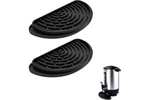 BRIKINTE 2 Pack Coffee Drip Tray for Hamilton Beach 45 Cup Coffee Beverage Dispenser, Silicone Drip Pan for Drink Dispenser