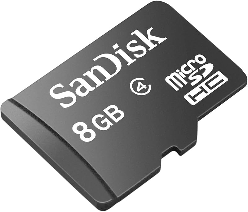 SanDisk 8GB MicroSDHC Memory Card Standard Packaging