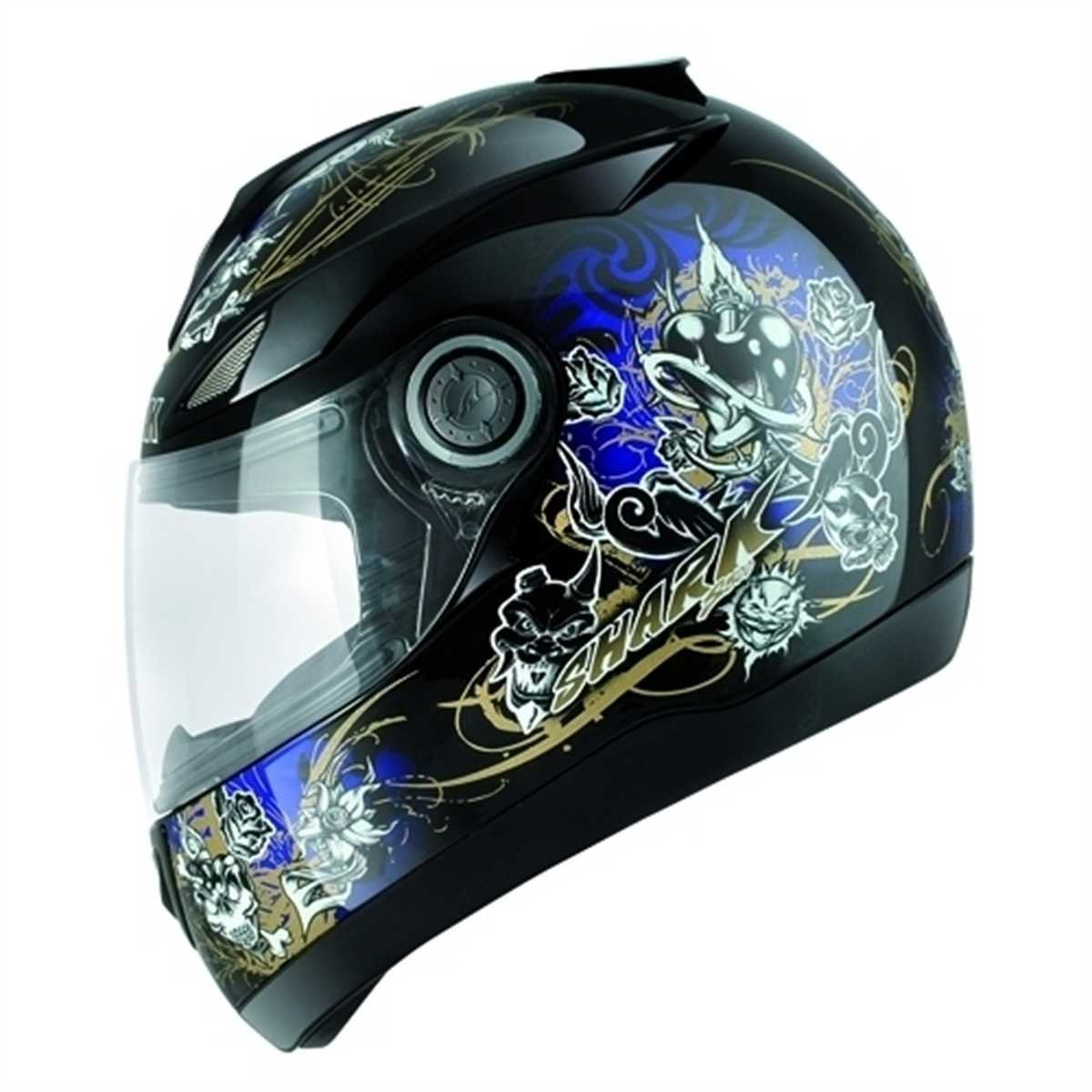 Shark S500 Air Hellbel Motorcycle Helmet XL Black (KBQ) Amazon.co.uk