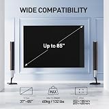 TV Wall Bracket 37-85 inch up to 60 kg swiveling tilt 600x400 view 2