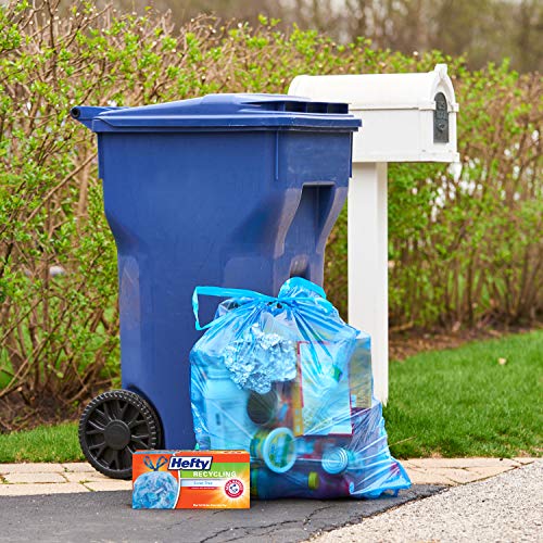 Hefty Recycling Trash Bags, Blue, 30 Gallon, 36 Count Pricepulse