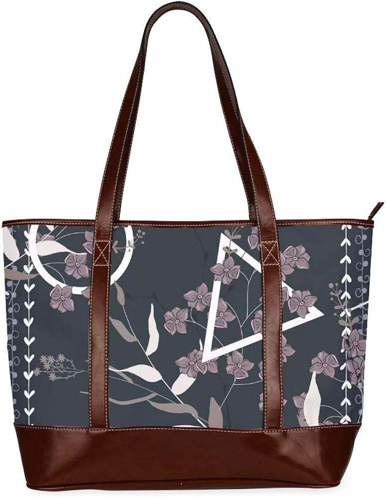 Amazon.com: Tote Bags Wallpaper Blooming Realistic Isolated Flowers