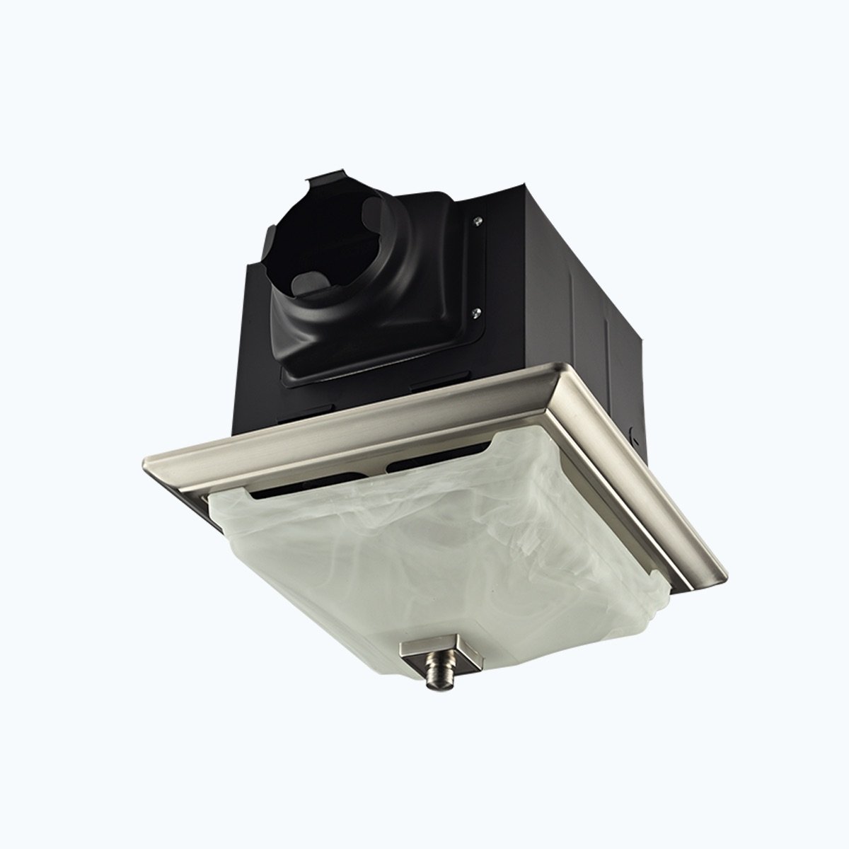 Lift Bridge Kitchen & Bath DSQR110BN Exhaust Bath Fan, Brushed Nickel