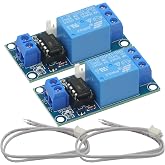 2pcs 1 Channel DC 12V Latching Relay Module with Touch Bistable Switch One Channel Relay Switch