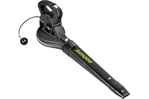 Sun Joe SBJ601E 10 Amp 215 Max MPH All-Purpose 2-Speed Electric Blower, Green