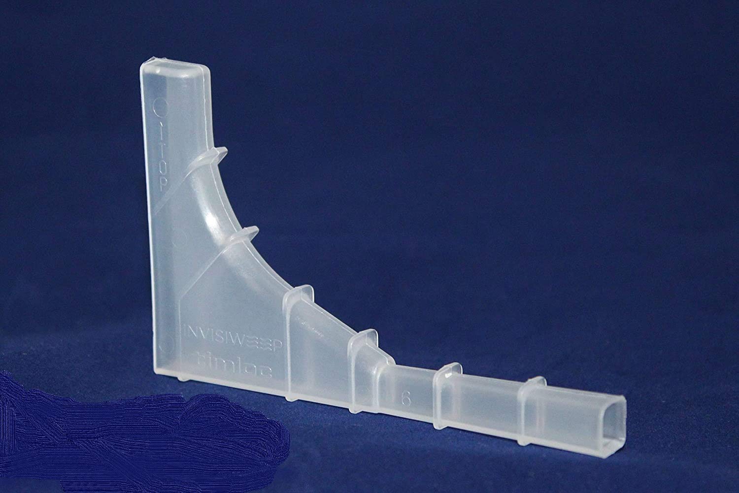 Pack of 50 Timloc InvisiWeep Clear Tunnel Low Profile External Cavity Wall Weep Vents