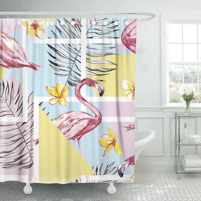 Dethel Kids Shower Curtain, 72X72 Cute Shower Curtain