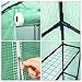 Ohuhu Small Walk-in Plants Greenhouse, 3-Tier 6-Shelf Stands Garden Green House, 56.3