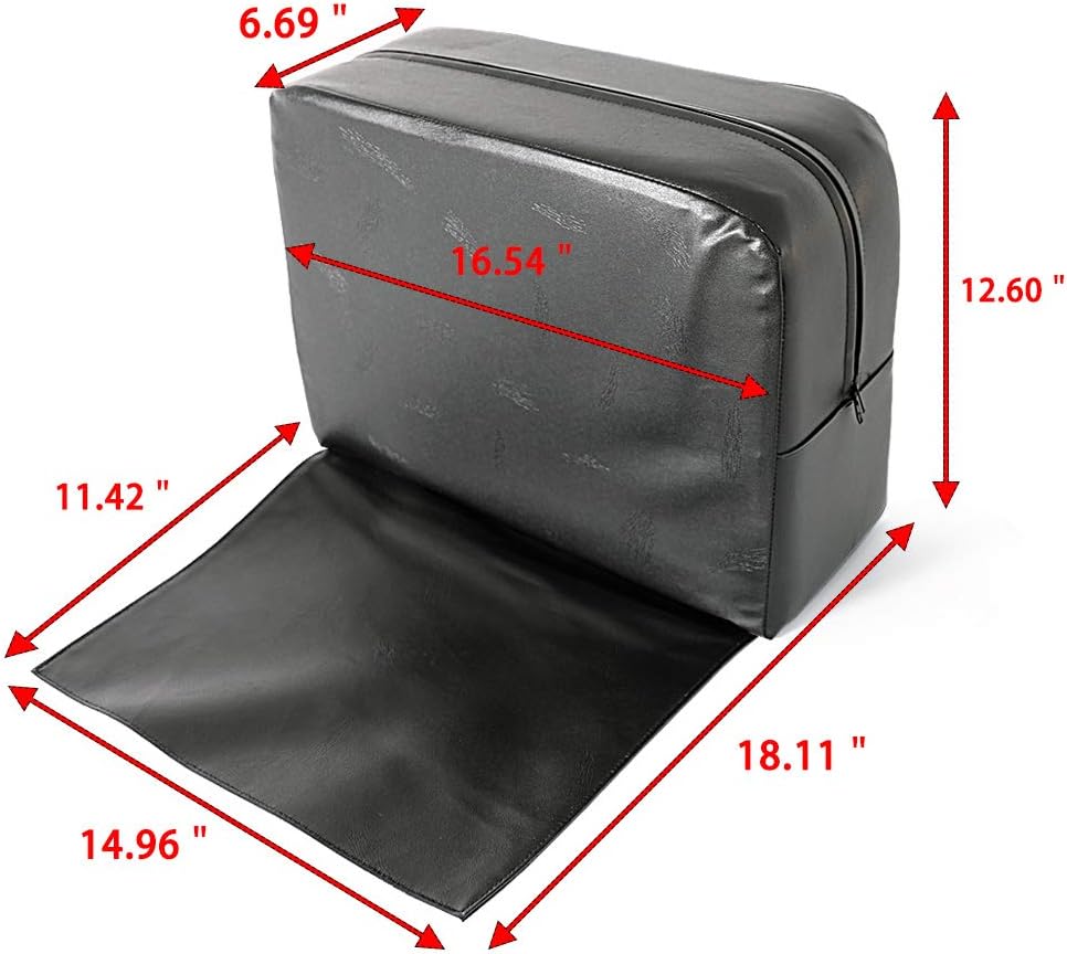 Salon Beauty Spa Equipment Styling Barber Chair Child Booster Seat, Black Leather Highchairs Auxiliary Heightening Seats，for Baby & Kids Hair Cutting: Kitchen & Dining
