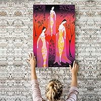 Canvas Wall Art Abstract Tree Canvas Prints Home Artwork Decoration for Living Room,Bedroom - 12x18 inches