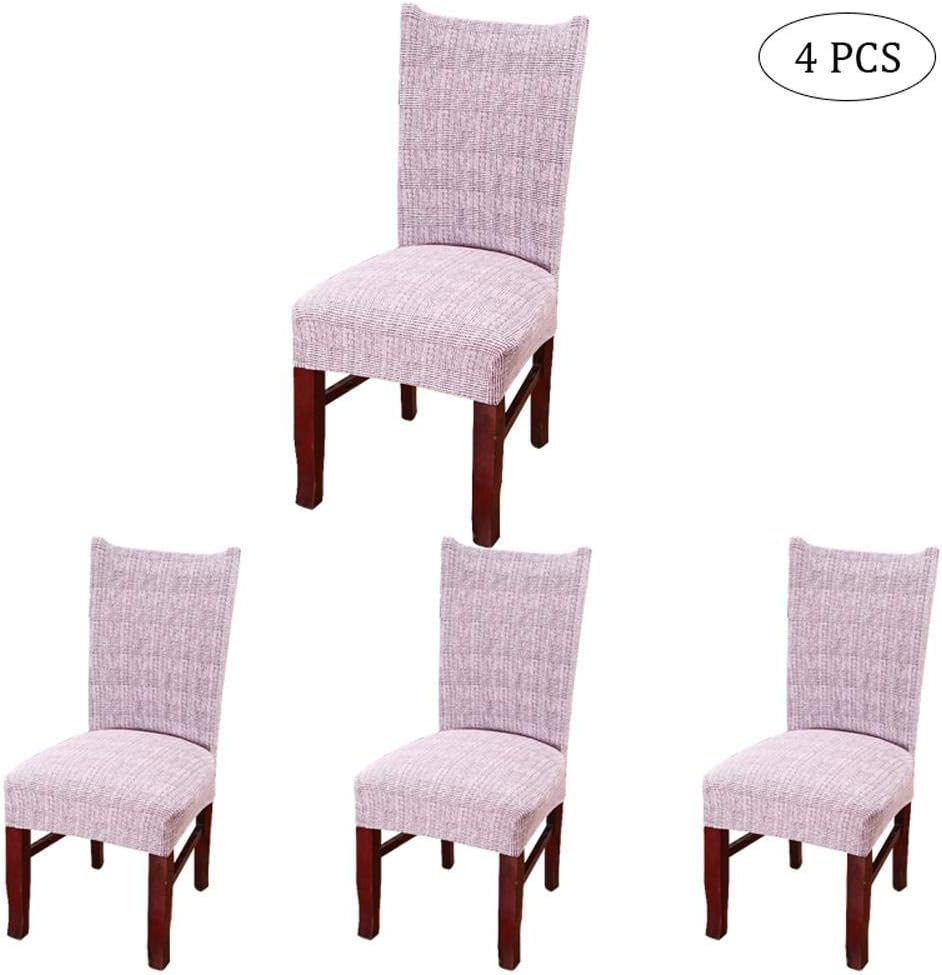 OOOUSE Dining Chair Slipcovers, Set of 4 Modern Stretch Dining Chair Covers, Removable Washable Spandex Chair Protective Covers for High Chairs Fit for Hotel Ceremony Banquet Party Decor (M)