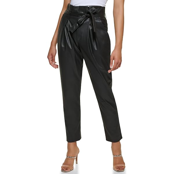 dkny pants black