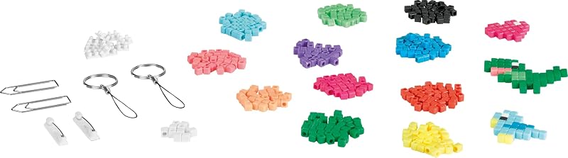 MAPED Pixel Factory, Set de Manualidades para Niñas, Crea Pulseras, Llaveros y Diseños Únicos con 800 Piezas de Colores, Kit Creativo para Jugar y Diseñar, Regalo Ideal para Niñas — foto 5 de 6