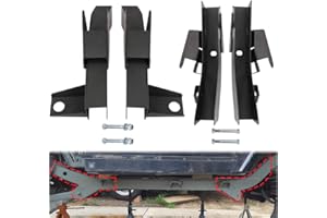 Mountainpeak 4PCS Front and Rear Trail Arm Mounts Frame Rust Repair Kit Fit for 1997-2006 Jeep Wrangler TJ