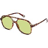 SOJOS Retro Polarized Aviator Sunglasses Womens Mens Classic 70s 80s Vintage Trendy Square Aviators SJ2174