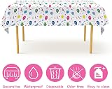 OSDUE Balloon Theme Party Tablecloth 4 Pack 137x274 cm Happy Birthday view 3