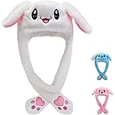 LYLPYHDP Bunny Hat, Funny Plush Bunny Hats, Plush Christmas Rabbit Hat, Party Cosplay Cute Animal Hats.