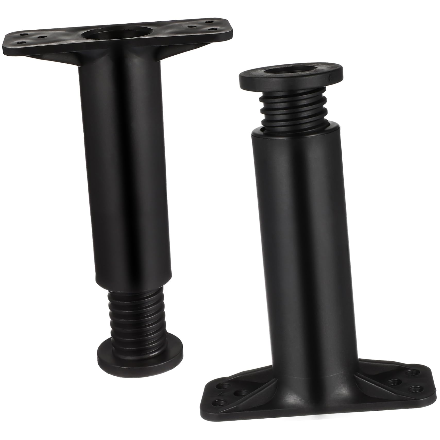 MAGICLULU 2Pcs Adjustable Furniture Support Feet Extended Range 13-22CM Furniture Legs for Bed Desk Sofa