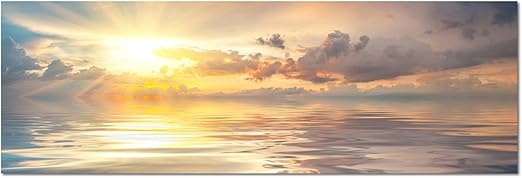 Paul Sinus Art Panoramabild Auf Leinwand Und Keilrahmen 150x50cm