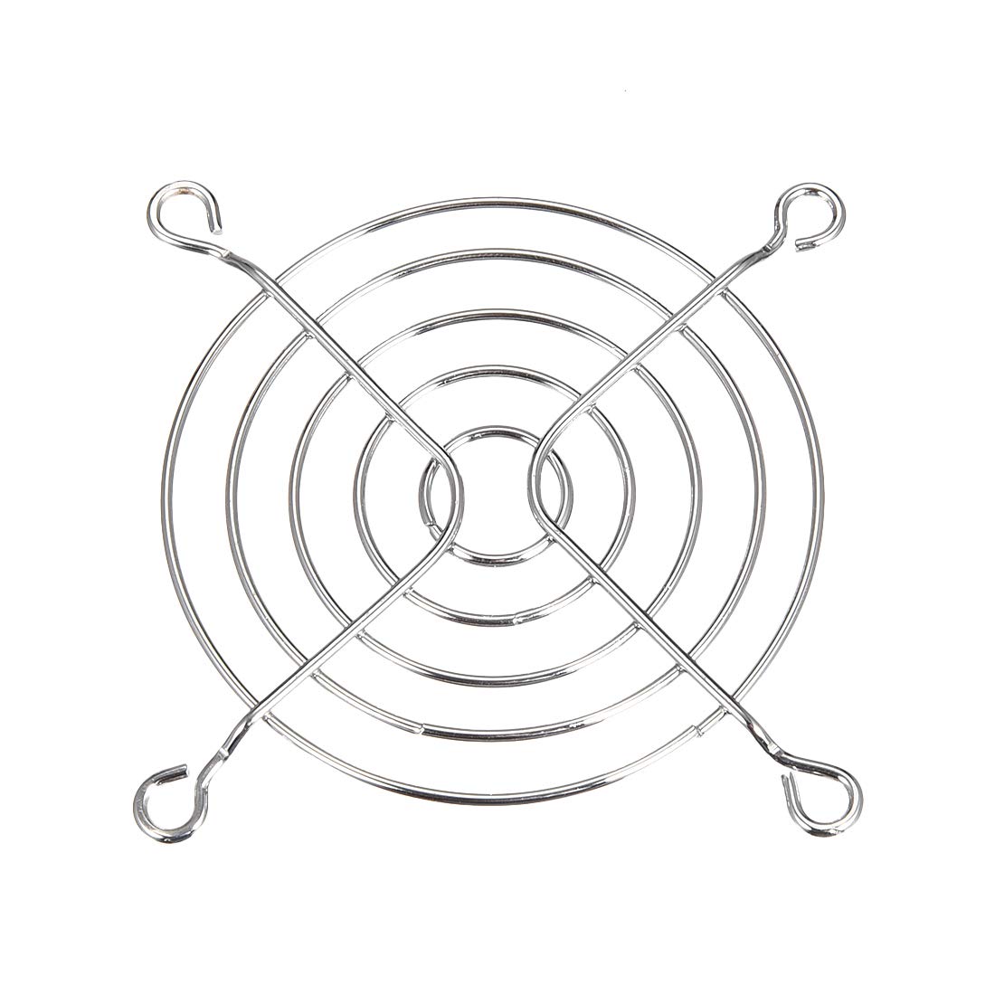 sourcing map Cooling Fan Grill Metal Finger Guard 110mm x 110mm for 80mm x 80mm Case Computer Pack of 5