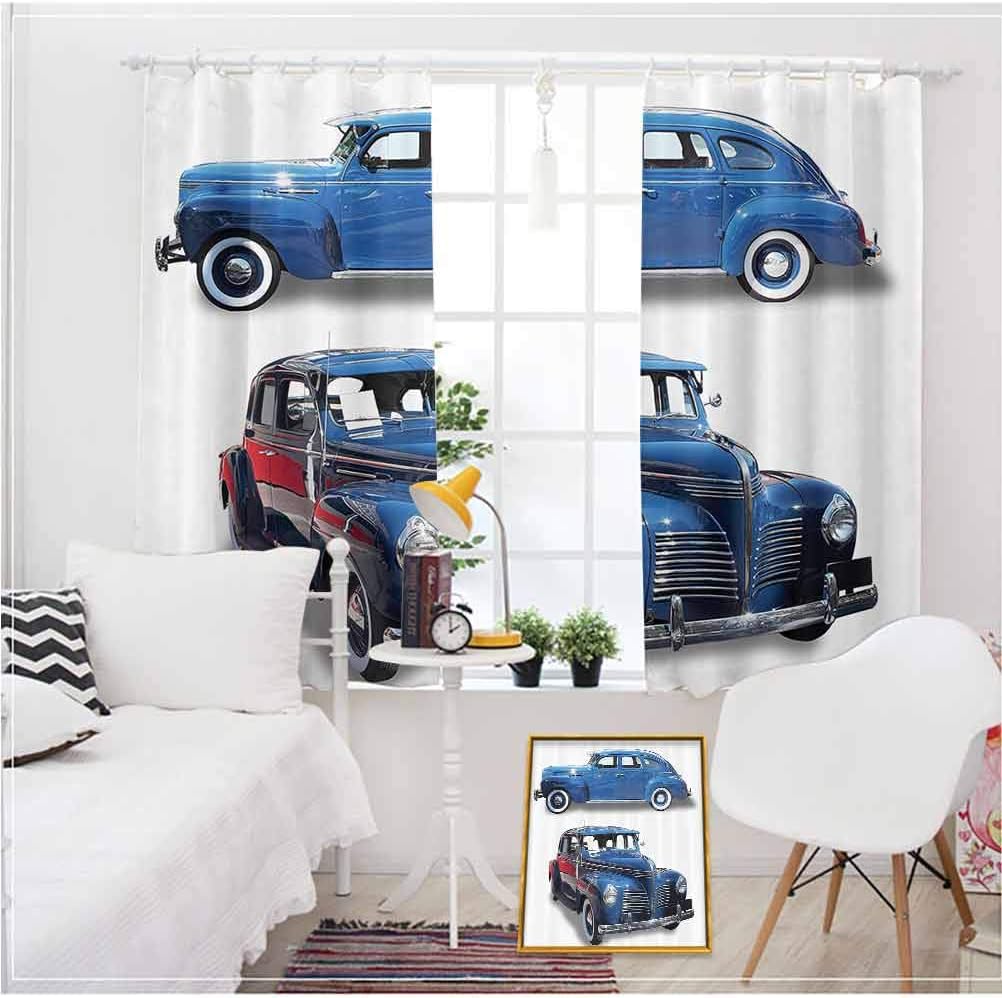 Old Car Decorations Modern Fashion Noise Reduction Curtains