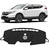 Bercicci Dash Cover for Honda CRV 2022 2021 2020 2019 2018 2017 Hybrid (Include HEV) Accessories Flannel Dashboard Cover Dash Mat Center Console Cover Sunshield Protector Pad