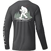 Palmyth Mens Fishing Shirts Sun Protection T-Shirts UV UPF 50+ Long Sleeve Rash Guard Tee